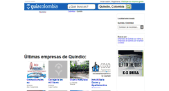 Desktop Screenshot of guia-quindio.guiacolombia.com.co