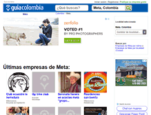 Tablet Screenshot of guia-meta.guiacolombia.com.co