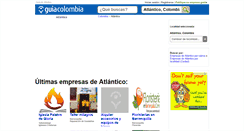Desktop Screenshot of guia-atlantico.guiacolombia.com.co