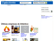 Tablet Screenshot of guia-atlantico.guiacolombia.com.co