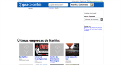 Desktop Screenshot of guia-narino.guiacolombia.com.co