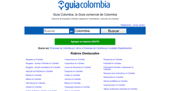 Desktop Screenshot of guiacolombia.com.co