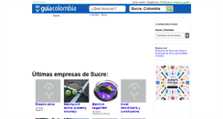 Desktop Screenshot of guia-sucre.guiacolombia.com.co